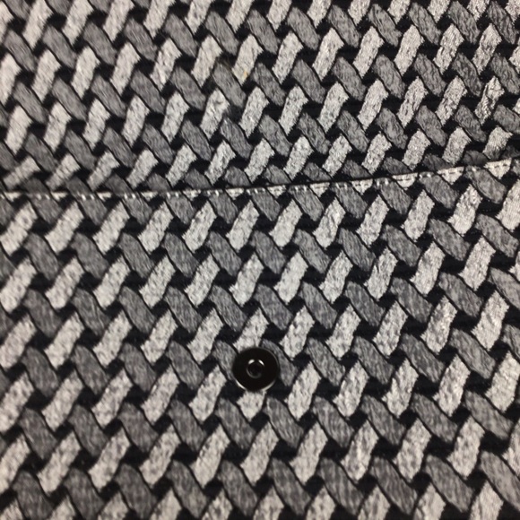 Talbots small bag in basket weave silver & black - Picture 5 of 9